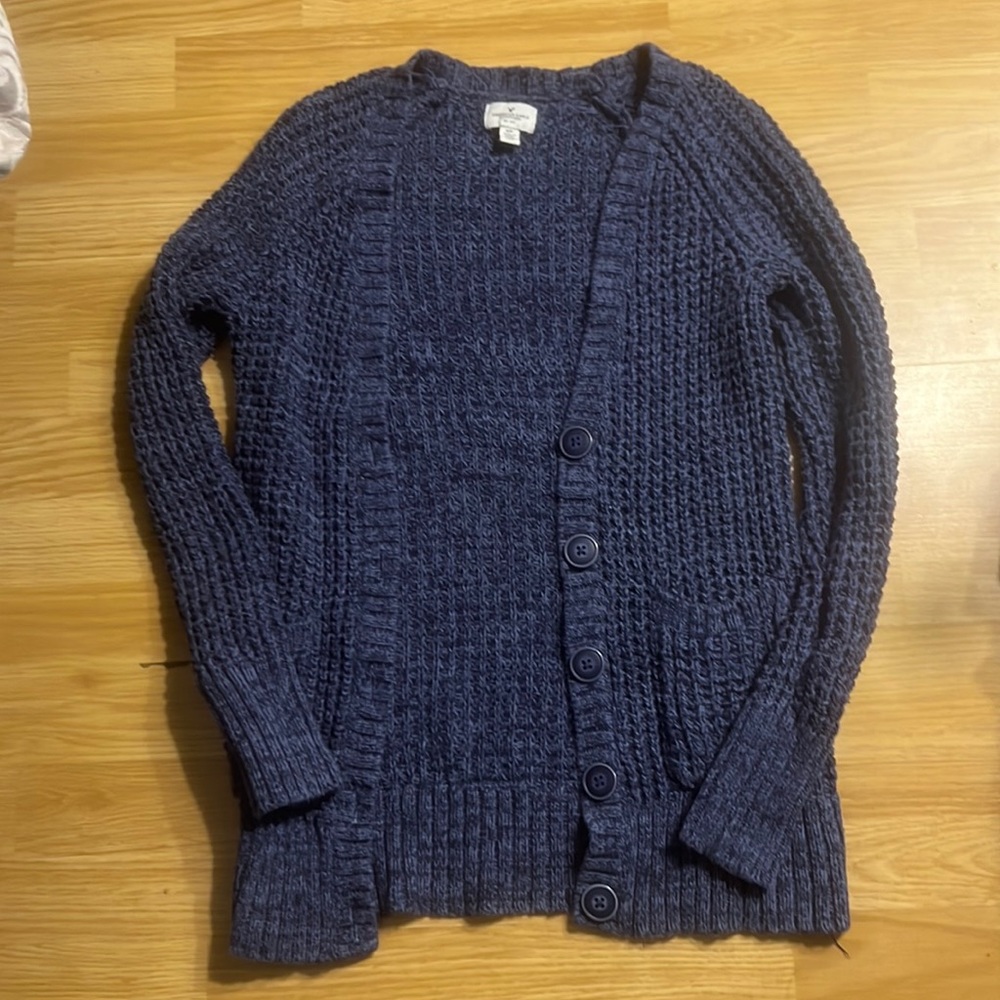 Button down sweater